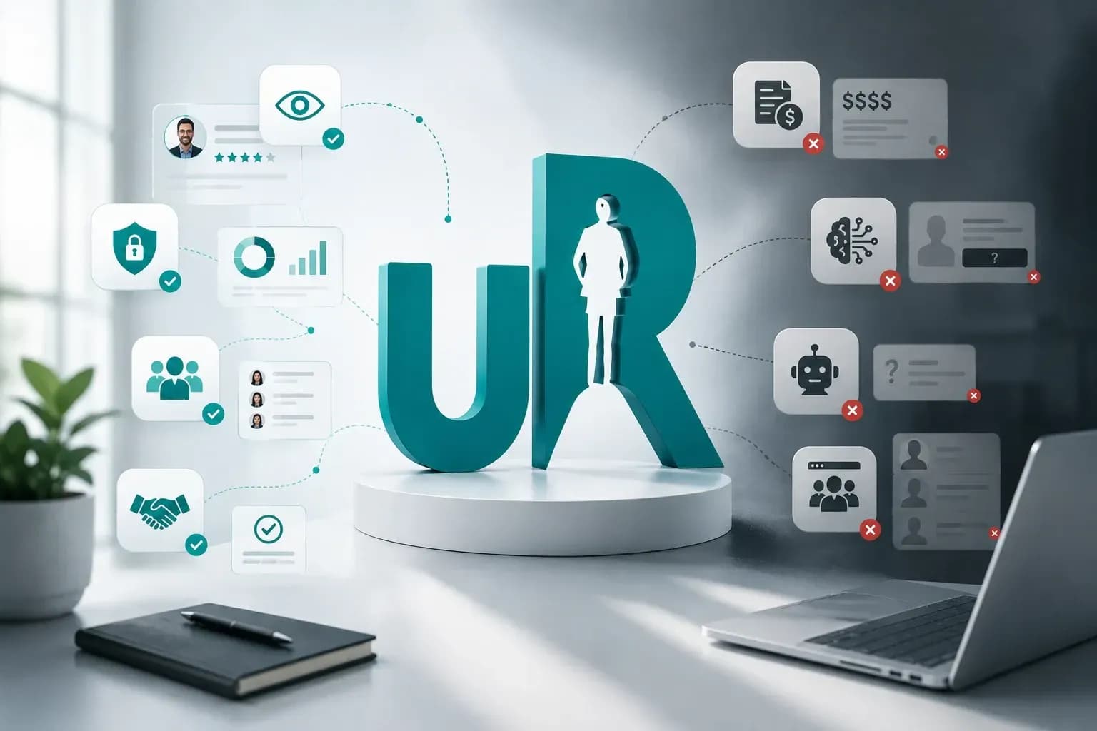 uRecruits — a transparent hiring platform where every fee is disclosed, every AI step is shown, and every decision stays human-led