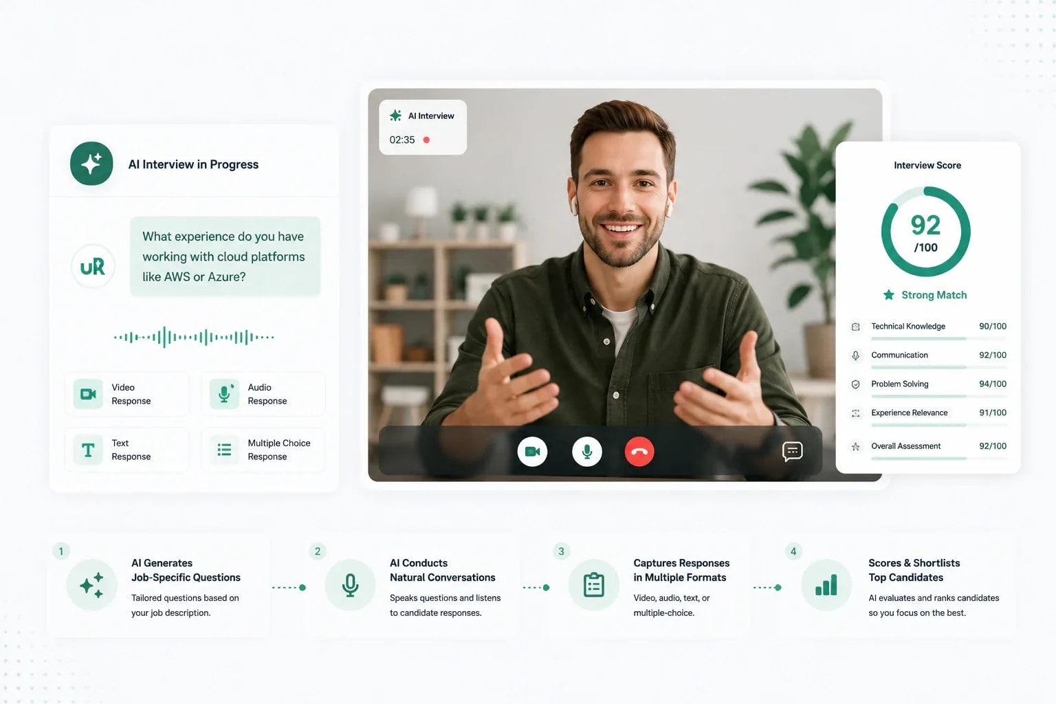AI Pre-Screening: Interview Every Candidate Without Lifting a Finger.